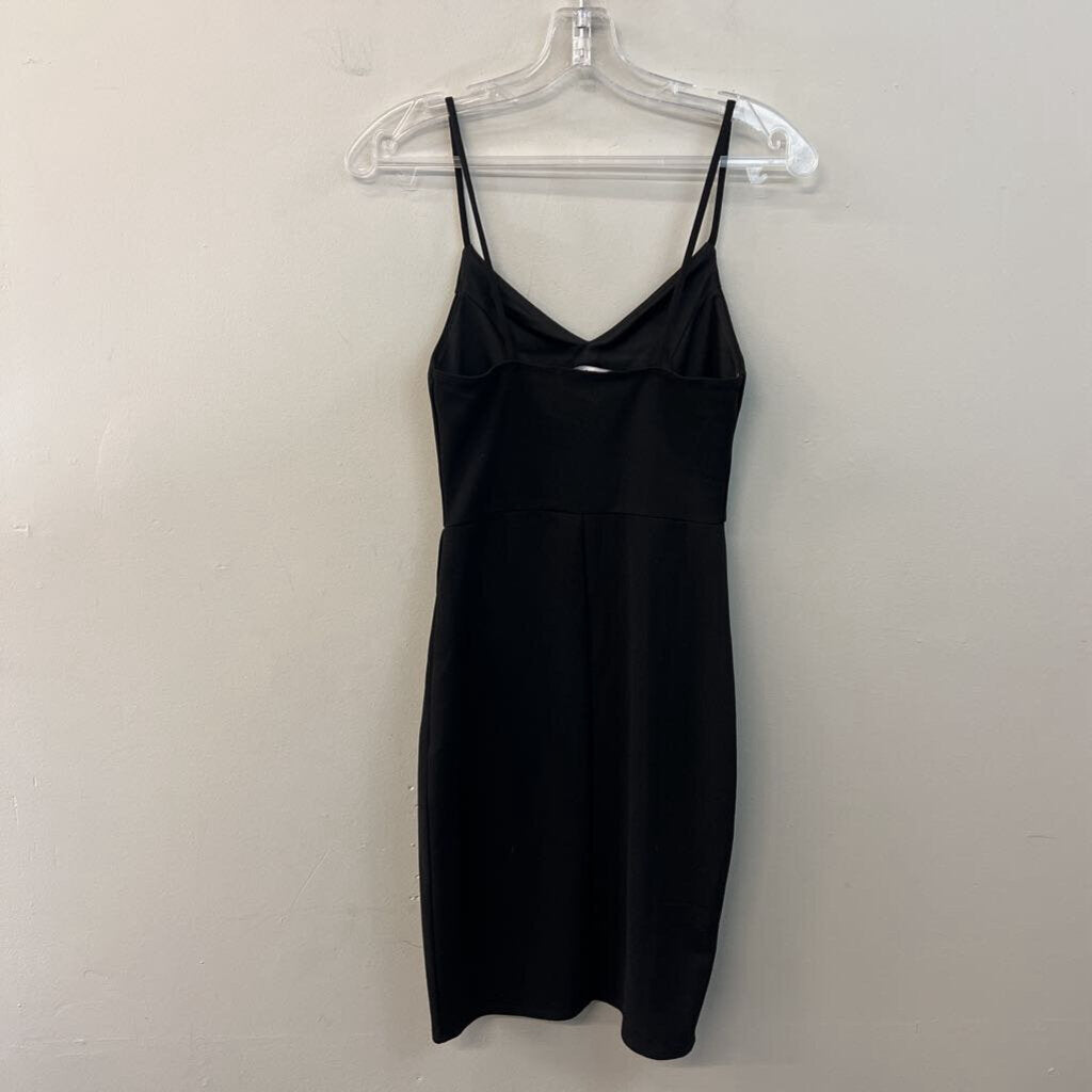 Lulus Black Fitted Short Formal Dress Extra Small