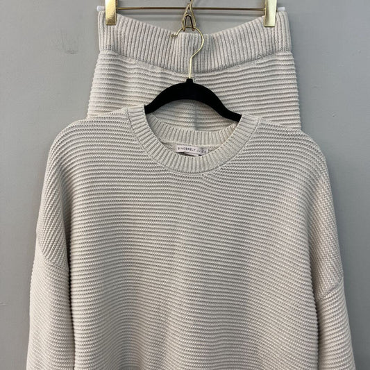 Sincerely Jules Cream Knit Sweater Pants/ Sweater Top Set Medium