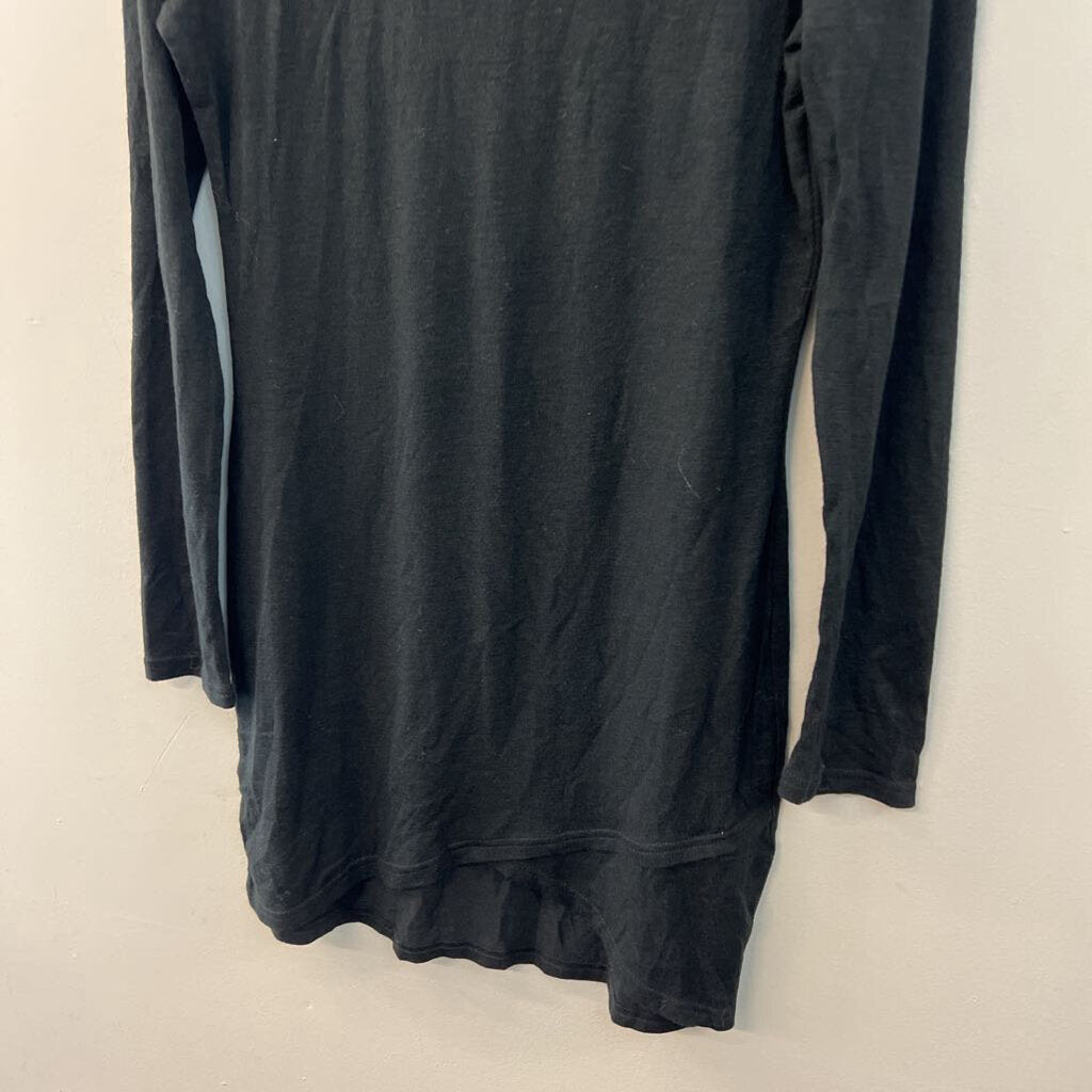 Listicle Black Long Sleeve Dress Large