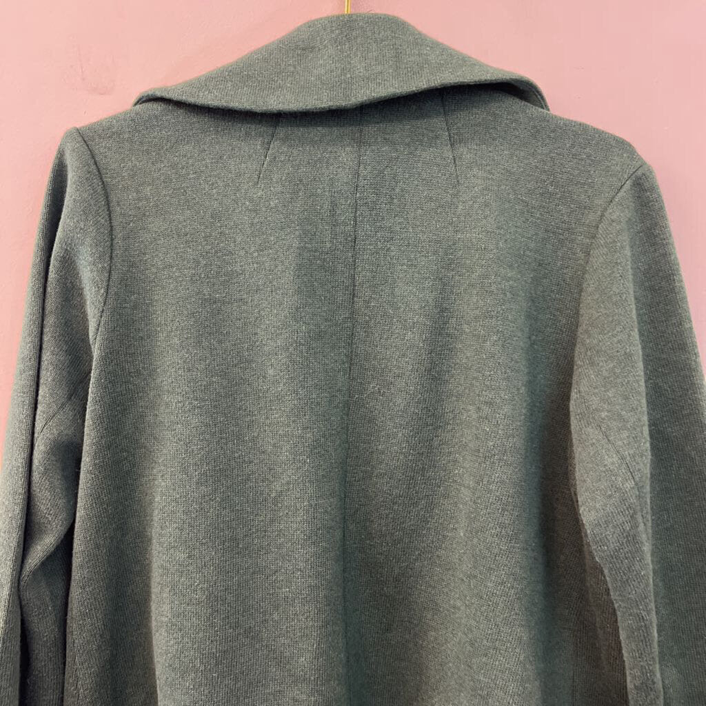 Cabi Green Knit Lightweight Jacket Medium