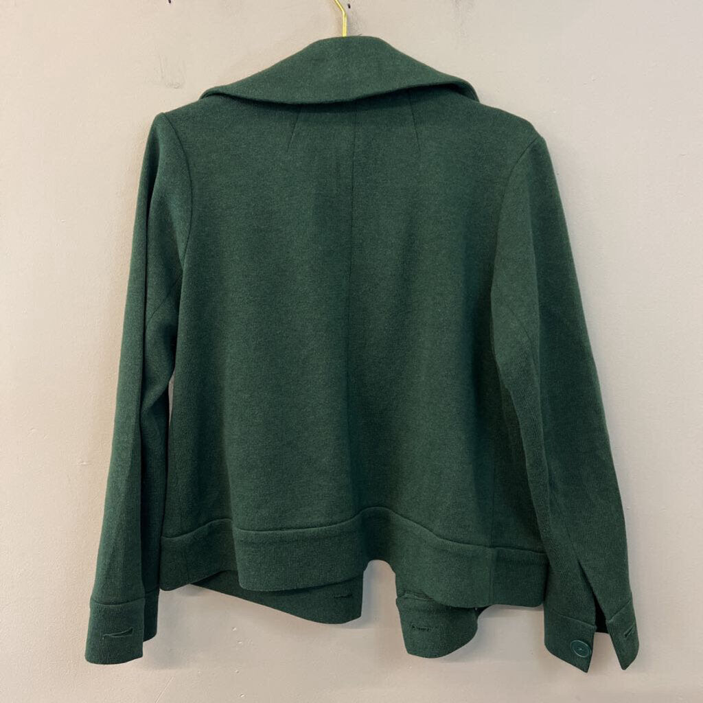 Cabi Green Knit Lightweight Jacket Medium