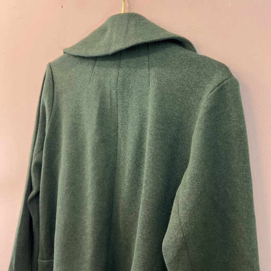 Cabi Green Knit Lightweight Jacket Medium