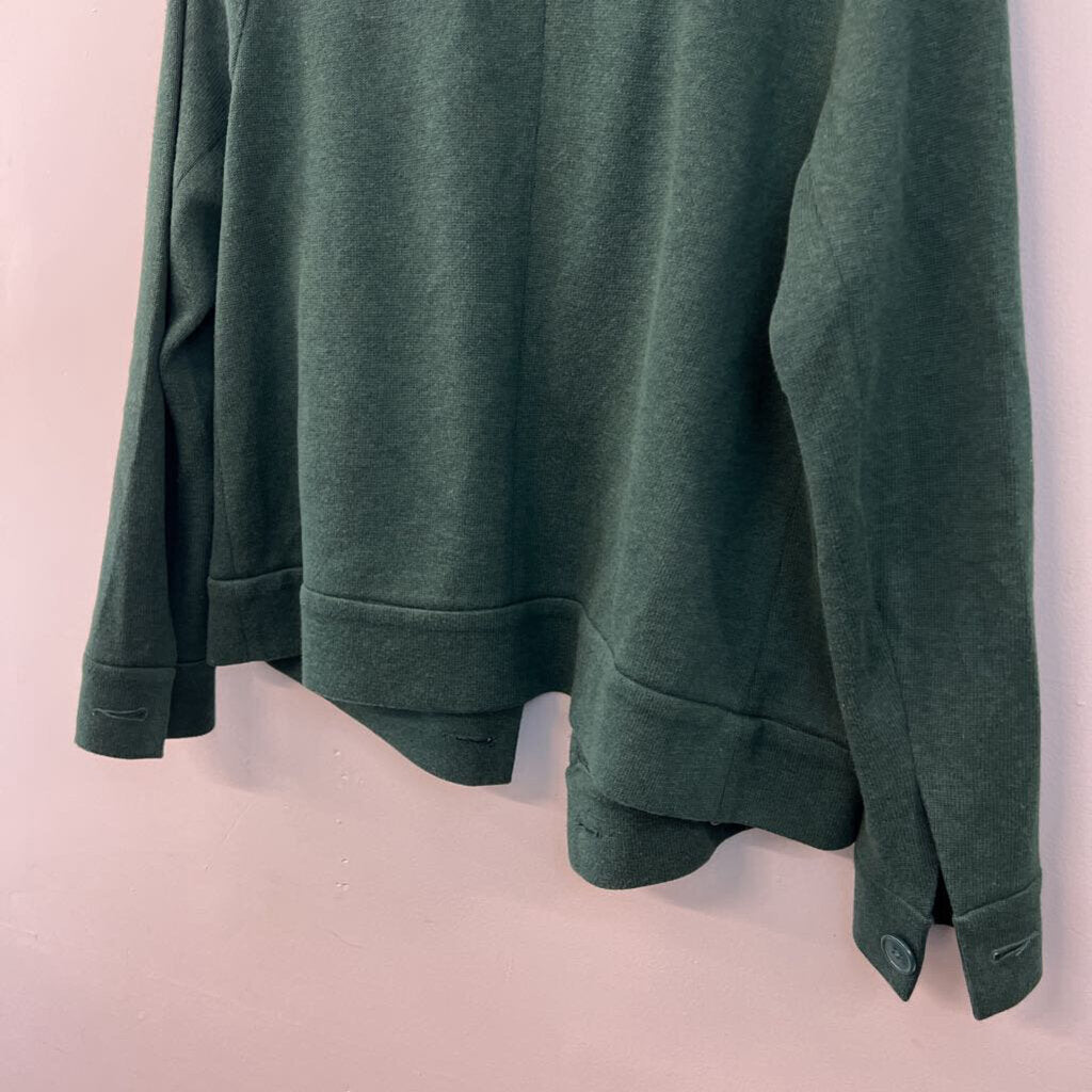 Cabi Green Knit Lightweight Jacket Medium