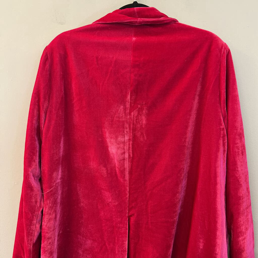 Vici Hot Pink Velvet Blazer Extra Large