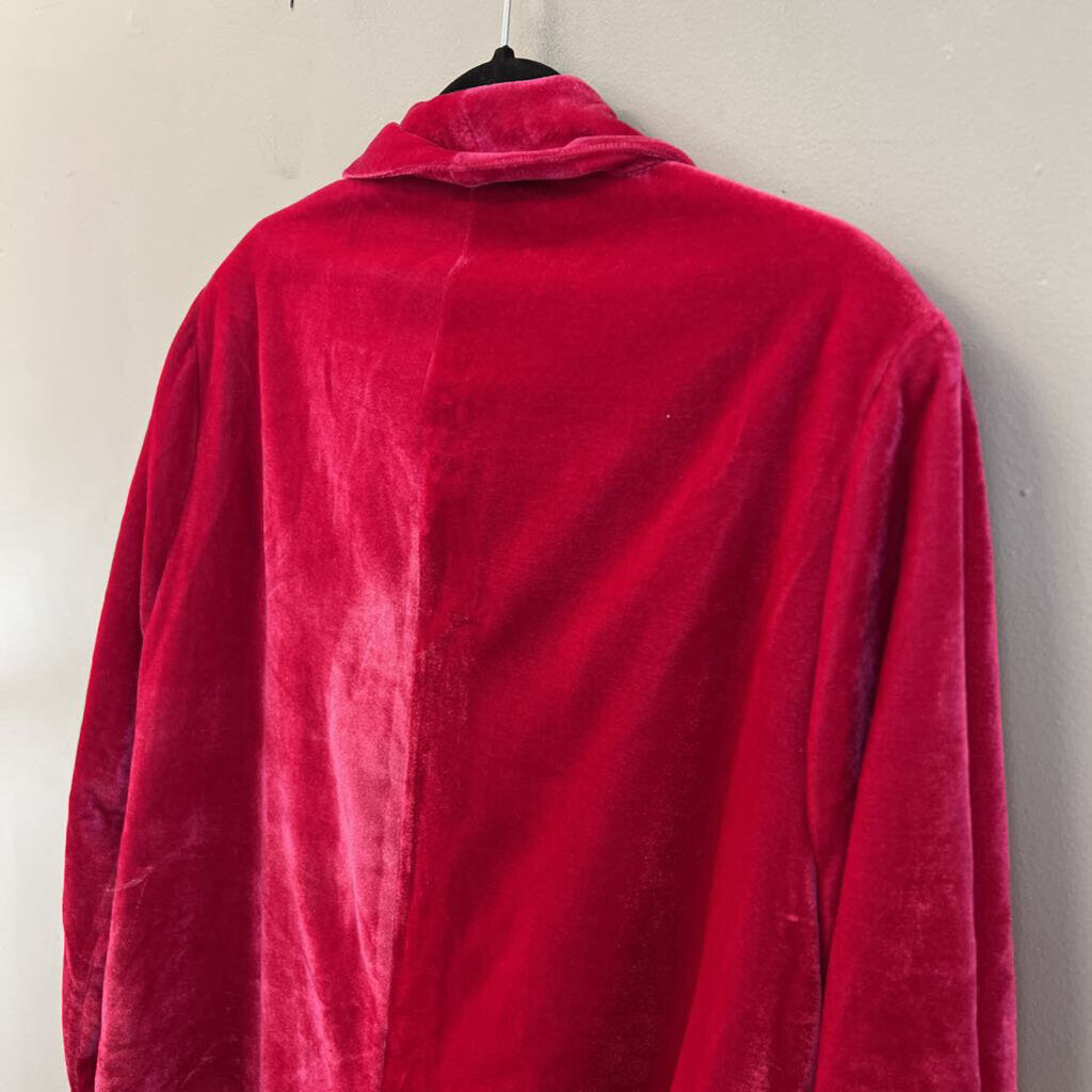 Vici Hot Pink Velvet Blazer Extra Large