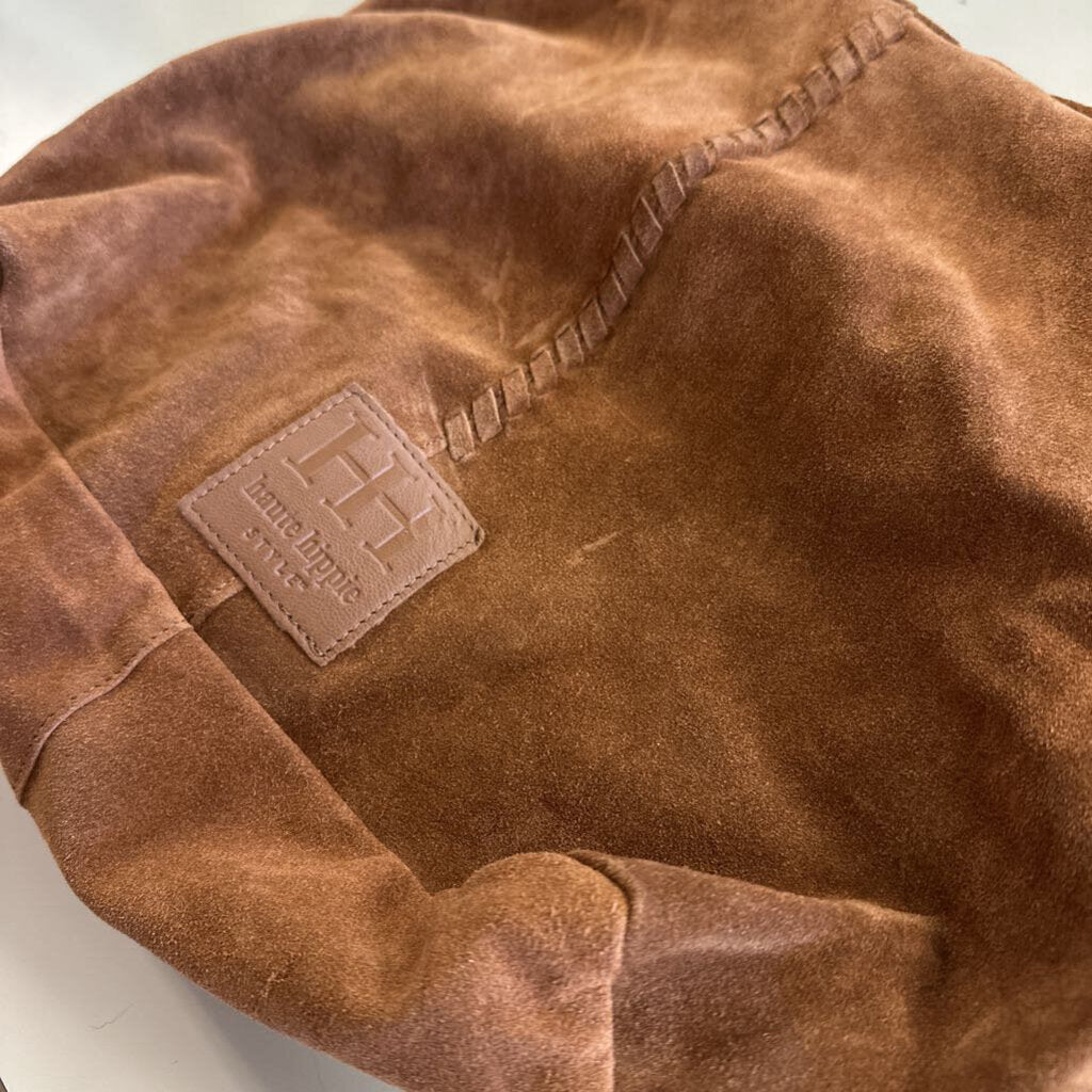 Haute Hippie Brown Suede Slouchy Purse