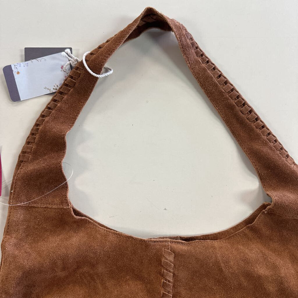 Haute Hippie Brown Suede Slouchy Purse