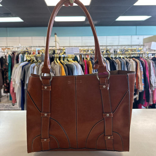 Emilie M Brown Leather Purse