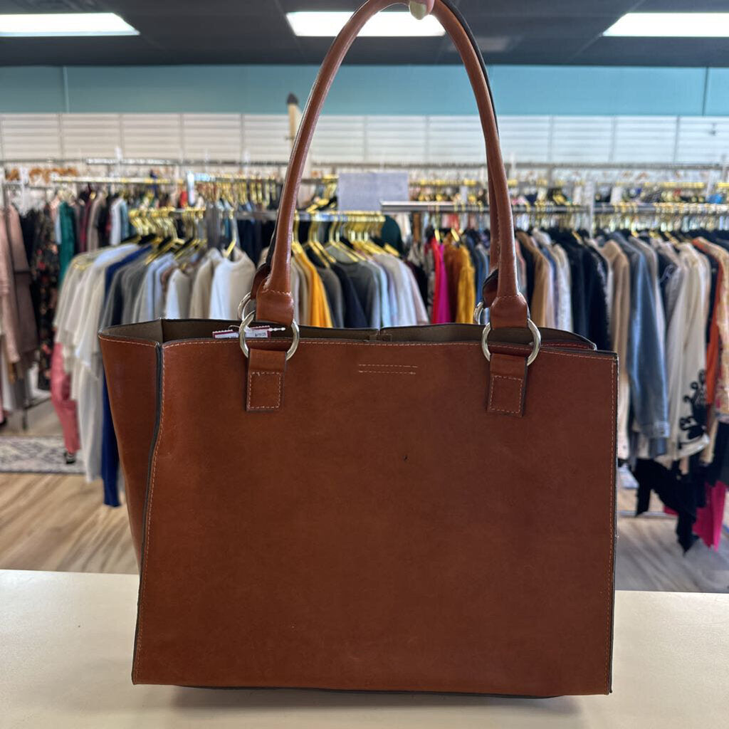 Emilie M Brown Leather Purse