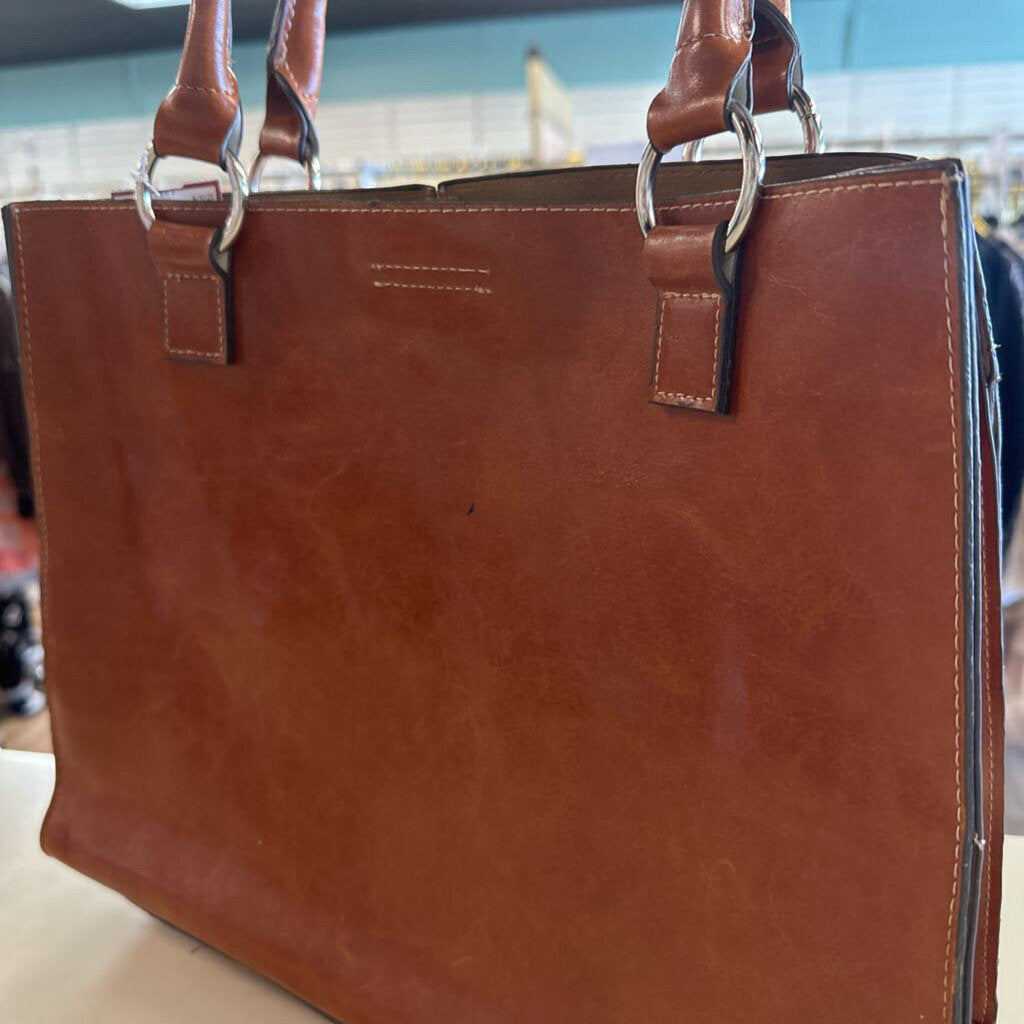 Emilie M Brown Leather Purse