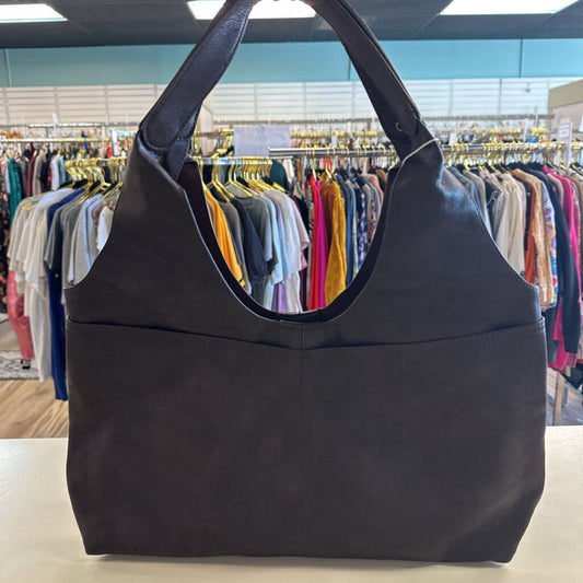 Joy Susan Dark Brown Leather Slouchy Purse