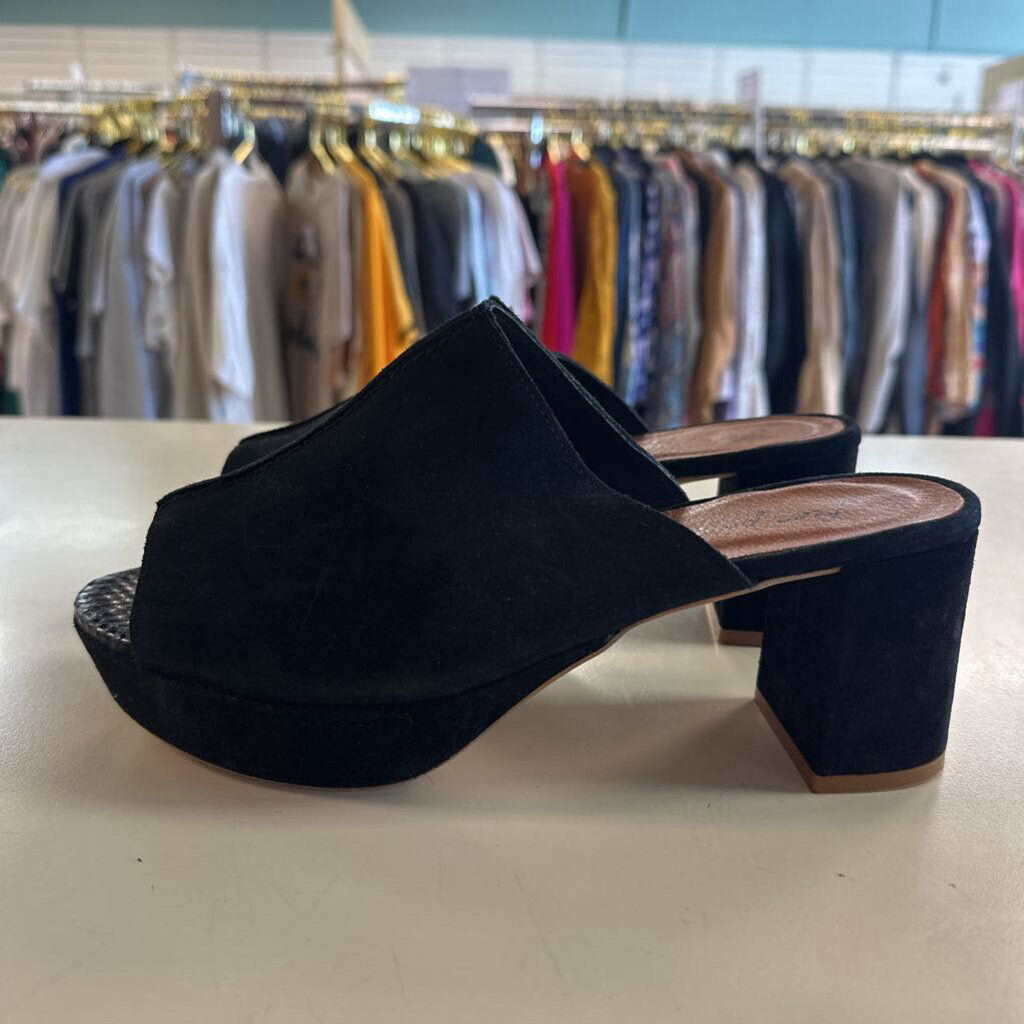 Free People Heeled Open Toe Mules 39