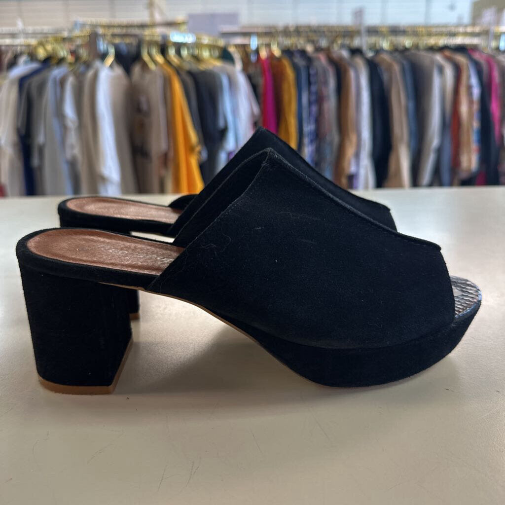 Free People Heeled Open Toe Mules 39