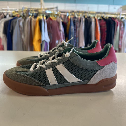 Steve Madden Green Verdict Low Profile Lace Up Sneakers 9
