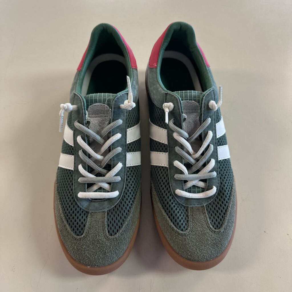 Steve Madden Green Verdict Low Profile Lace Up Sneakers 9