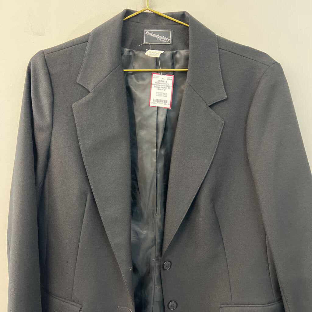 Haberdashery Black Blazer Jacket 12