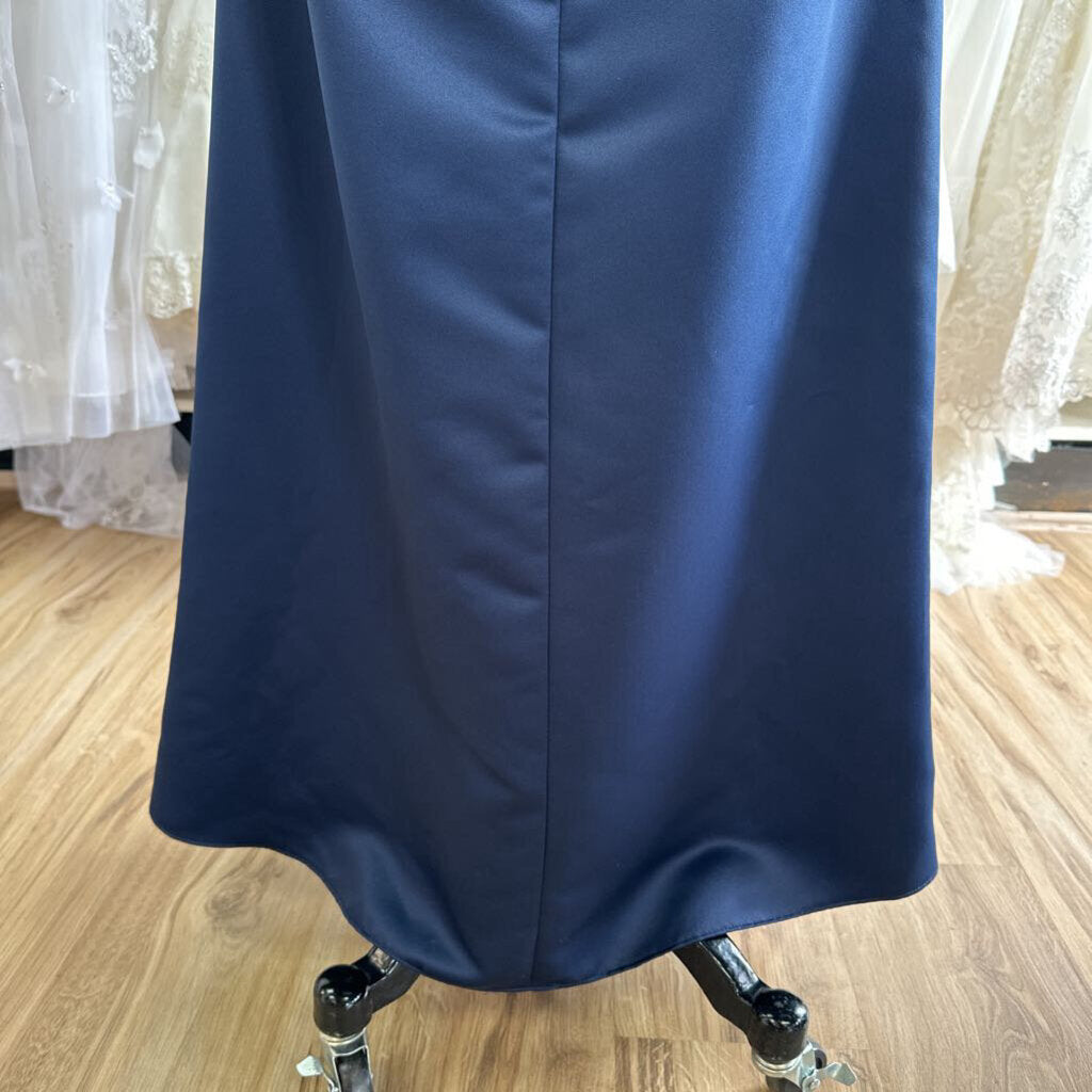 Scott McClintock Satin Square Neck Long Dress 14