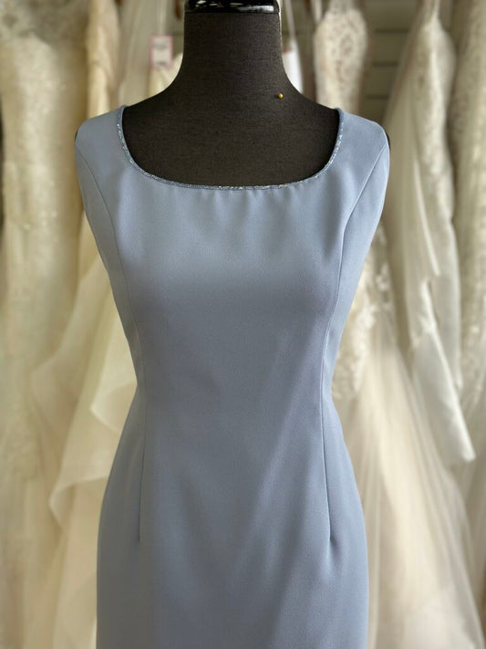 Michaelangelo Square Neck Long Dress With Jacket 12