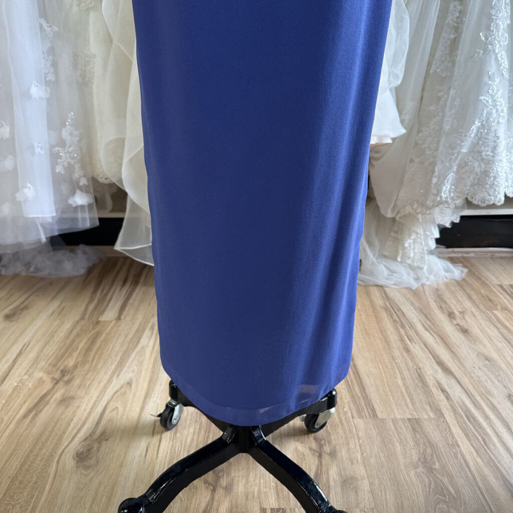 R&M Richards Purple Long Dress With Jacket 10