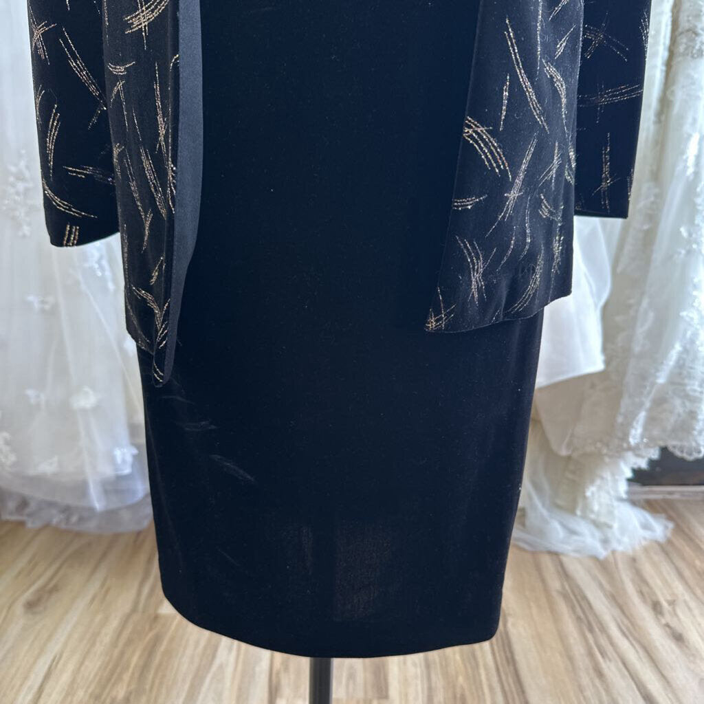 J.B.S. Ltd Velvet Dress With Jacket 12