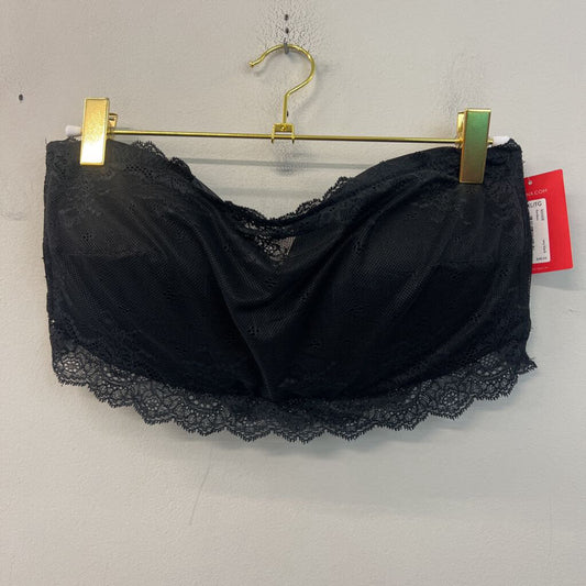Spanx Black Lace Strapless Bralette Extra Large
