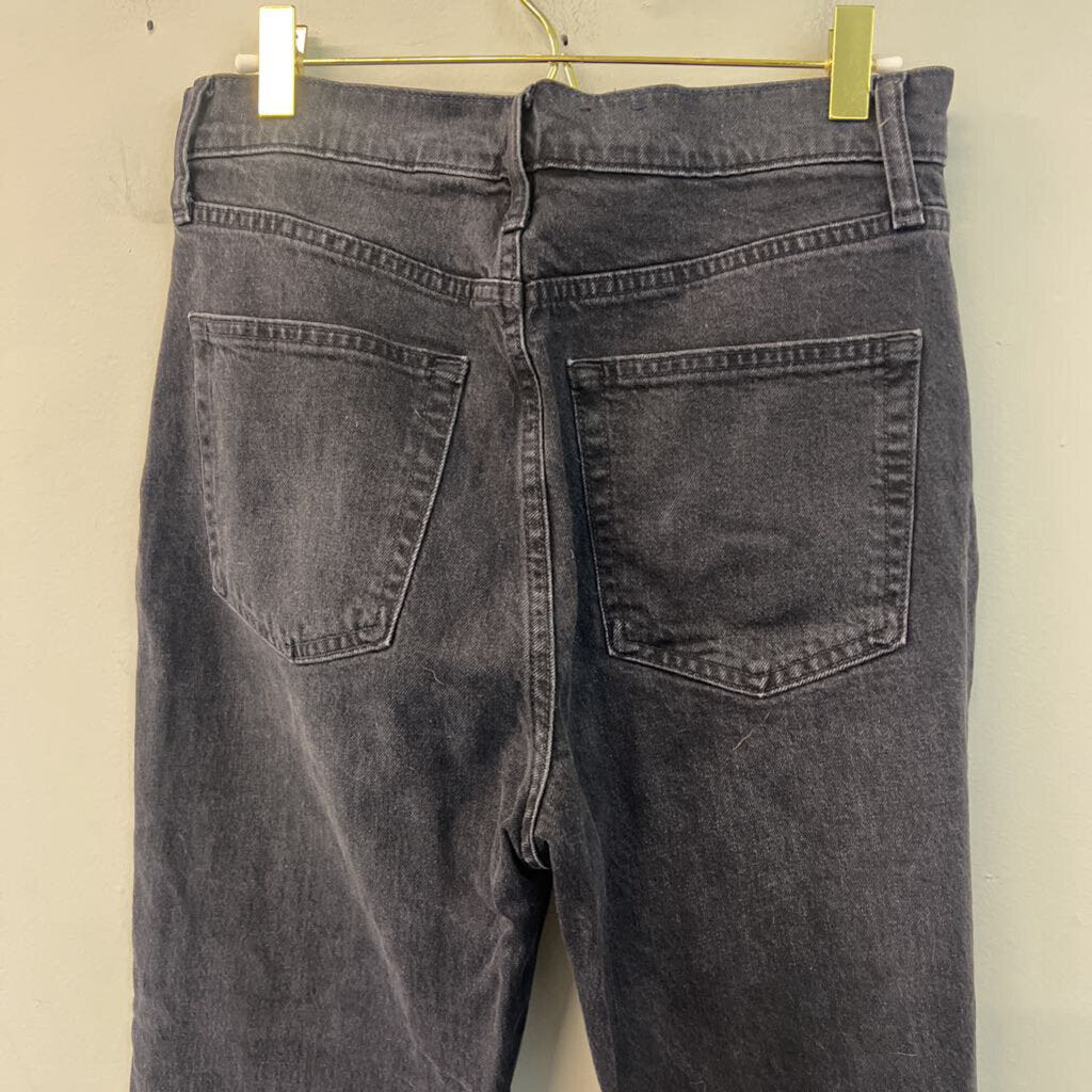 Gap Black Denim Cheeky Straight Sky High Jeans 29