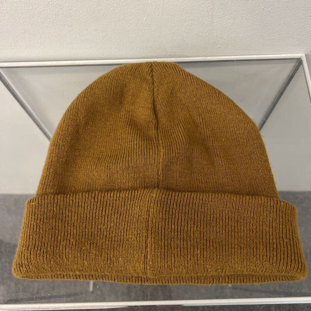 Levi Brown Knit Beanie Hat