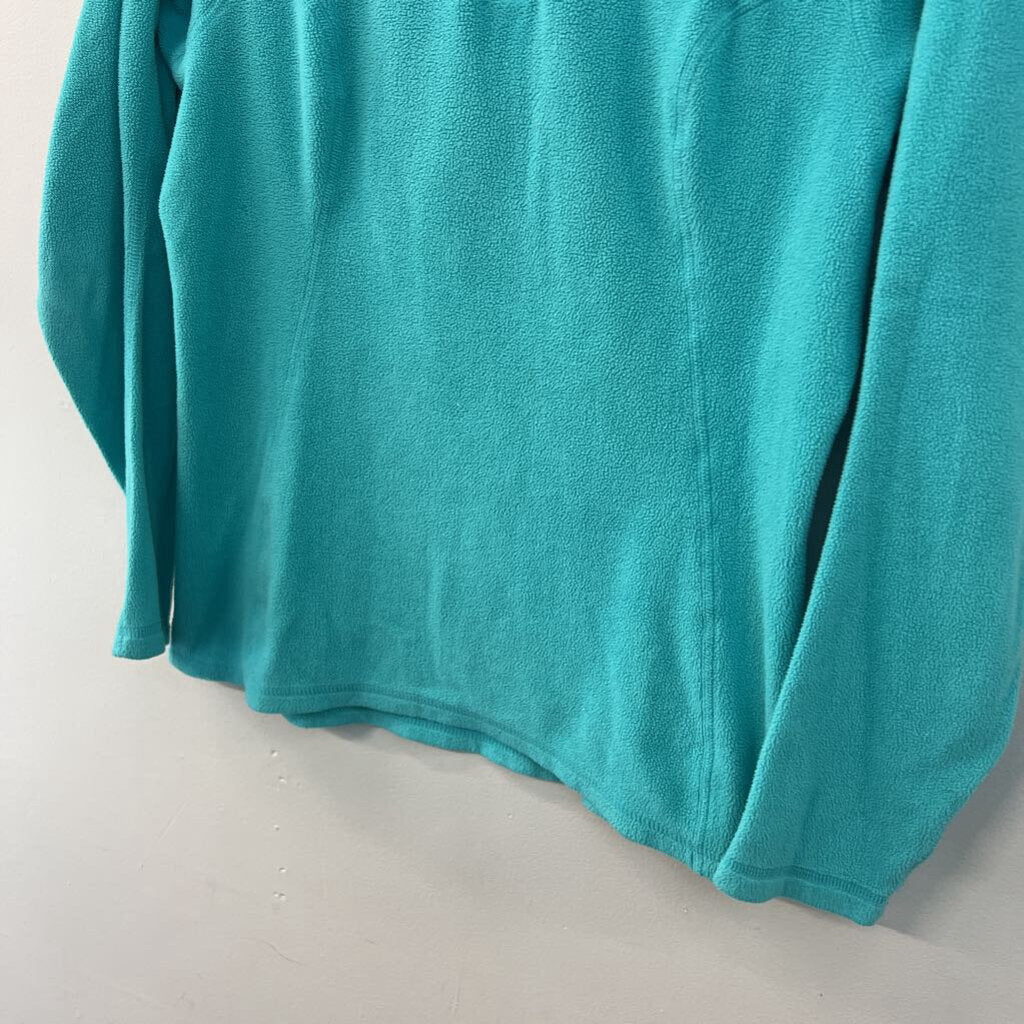 The North Face Blue Quarter Zip Fleece Pullover Small