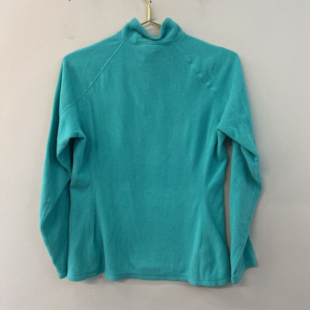 The North Face Blue Quarter Zip Fleece Pullover Small