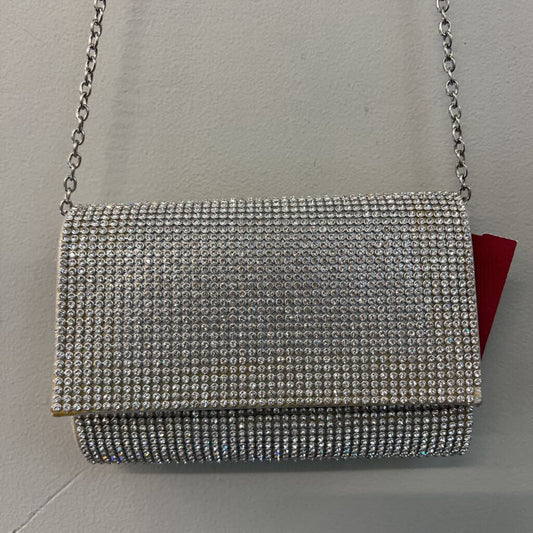 Silver Rhinestone Crossbody Purse