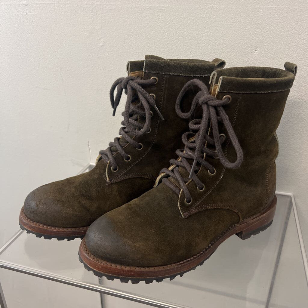 Stetson Green Sam Lace Up Boots 7.5