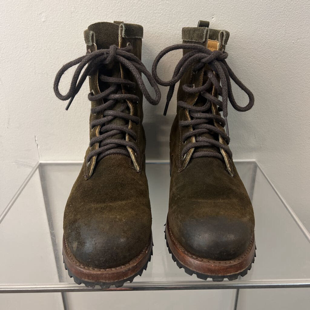 Stetson Green Sam Lace Up Boots 7.5