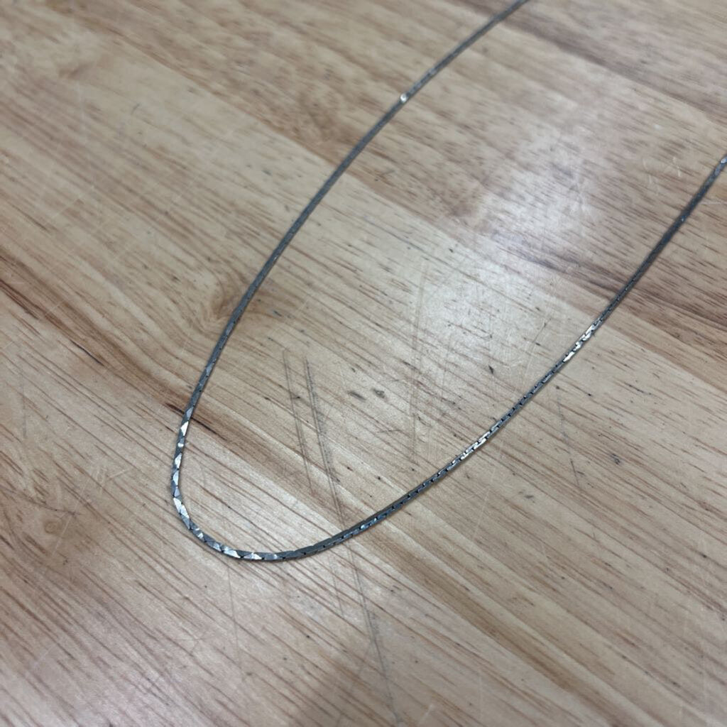 Dainty Silver Chain Necklace