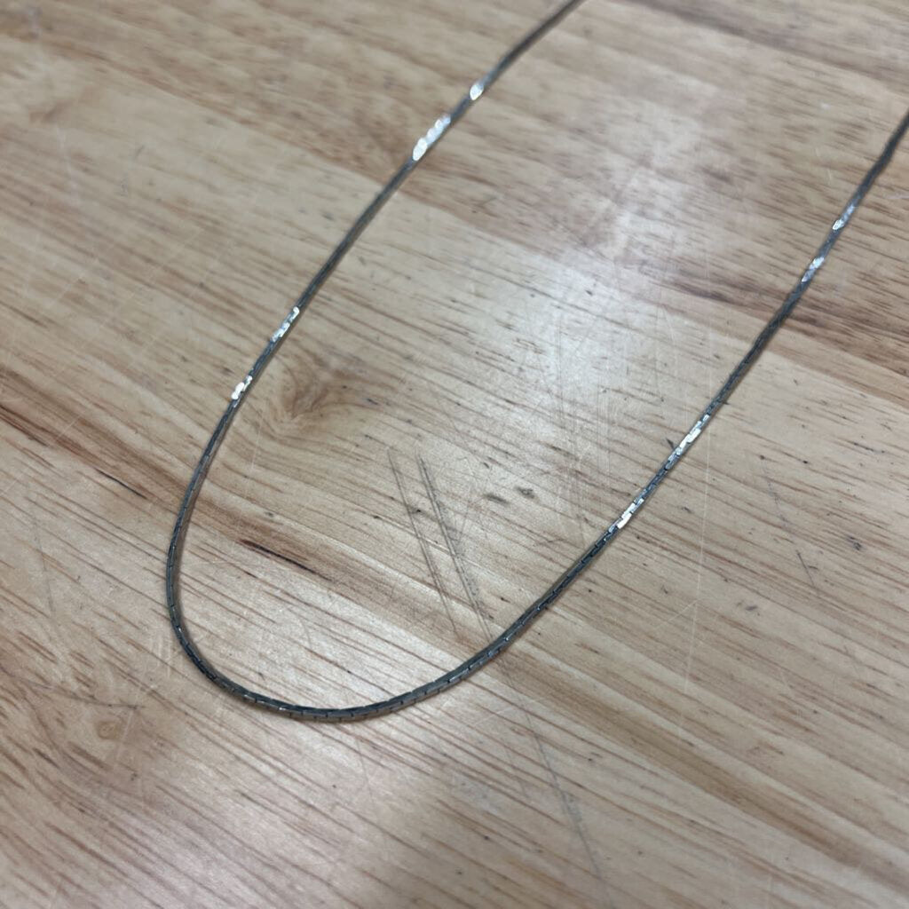 Dainty Silver Chain Necklace
