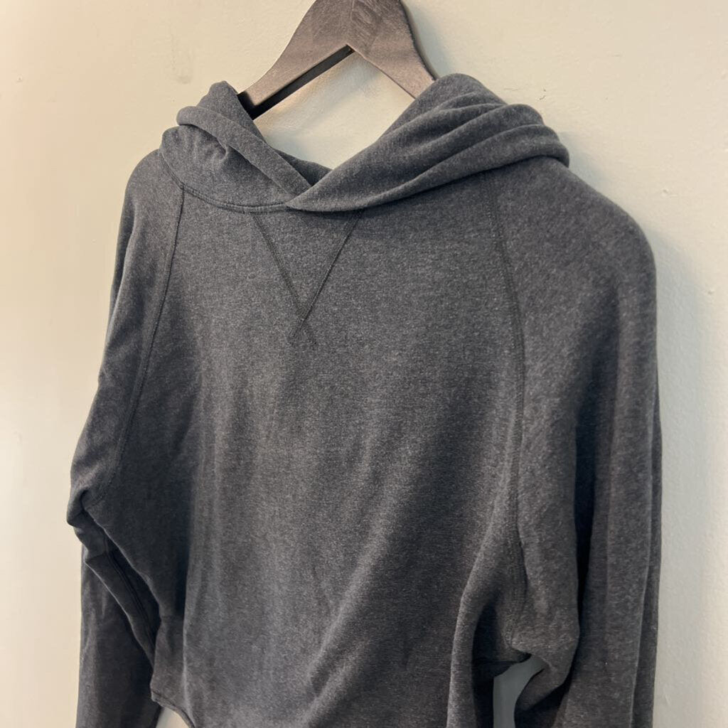Lululemon Grey Cropped Boxy Hoodie Small