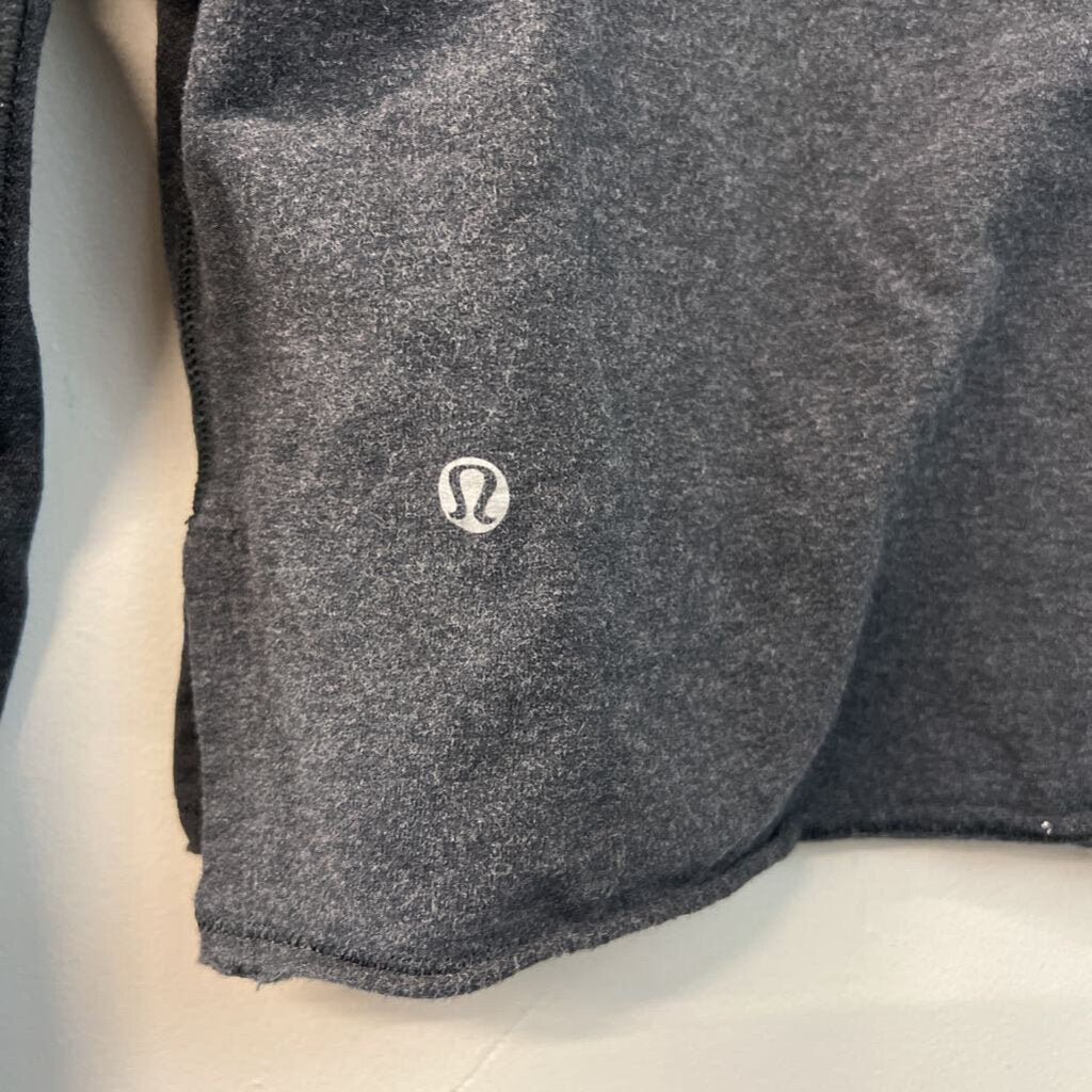 Lululemon Grey Cropped Boxy Hoodie Small