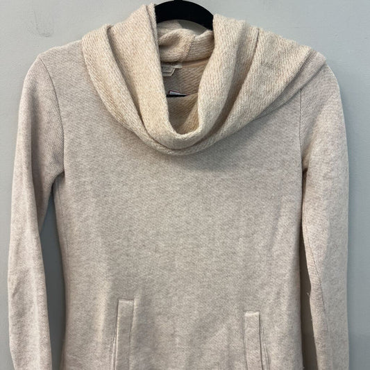 J Crew Cream Turtleneck Long Sleeve Top Extra Small Petite