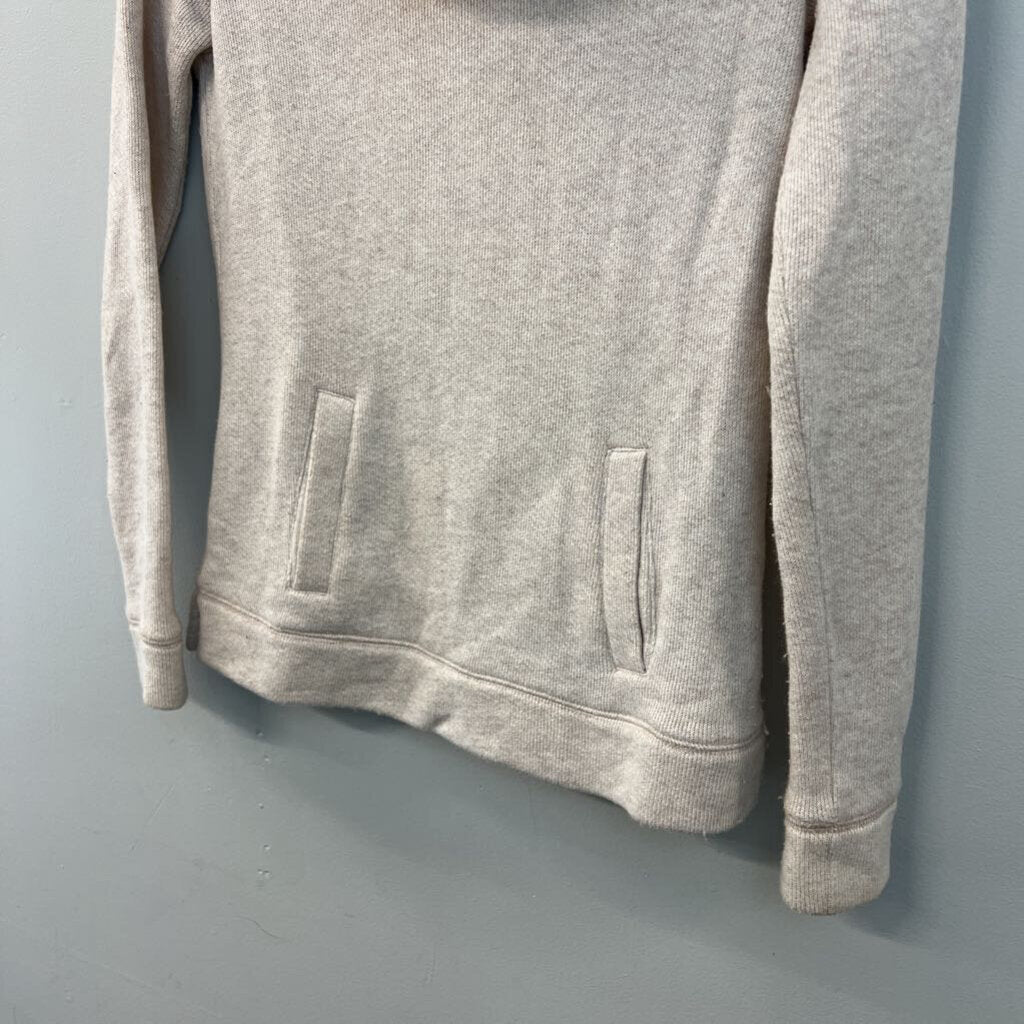 J Crew Cream Turtleneck Long Sleeve Top Extra Small Petite