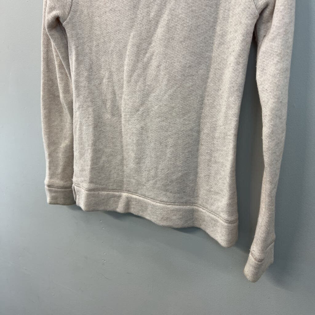J Crew Cream Turtleneck Long Sleeve Top Extra Small Petite