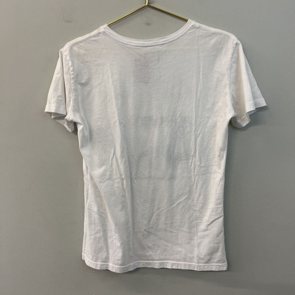 Unfortunate Portrait White/ Multi Rock N' Chairs Short Sleeve Graphic Tee Small