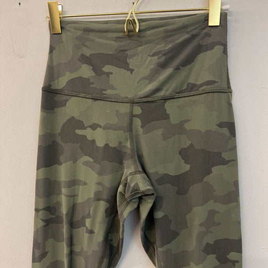 Lululemon Green Camo Print Leggings 4