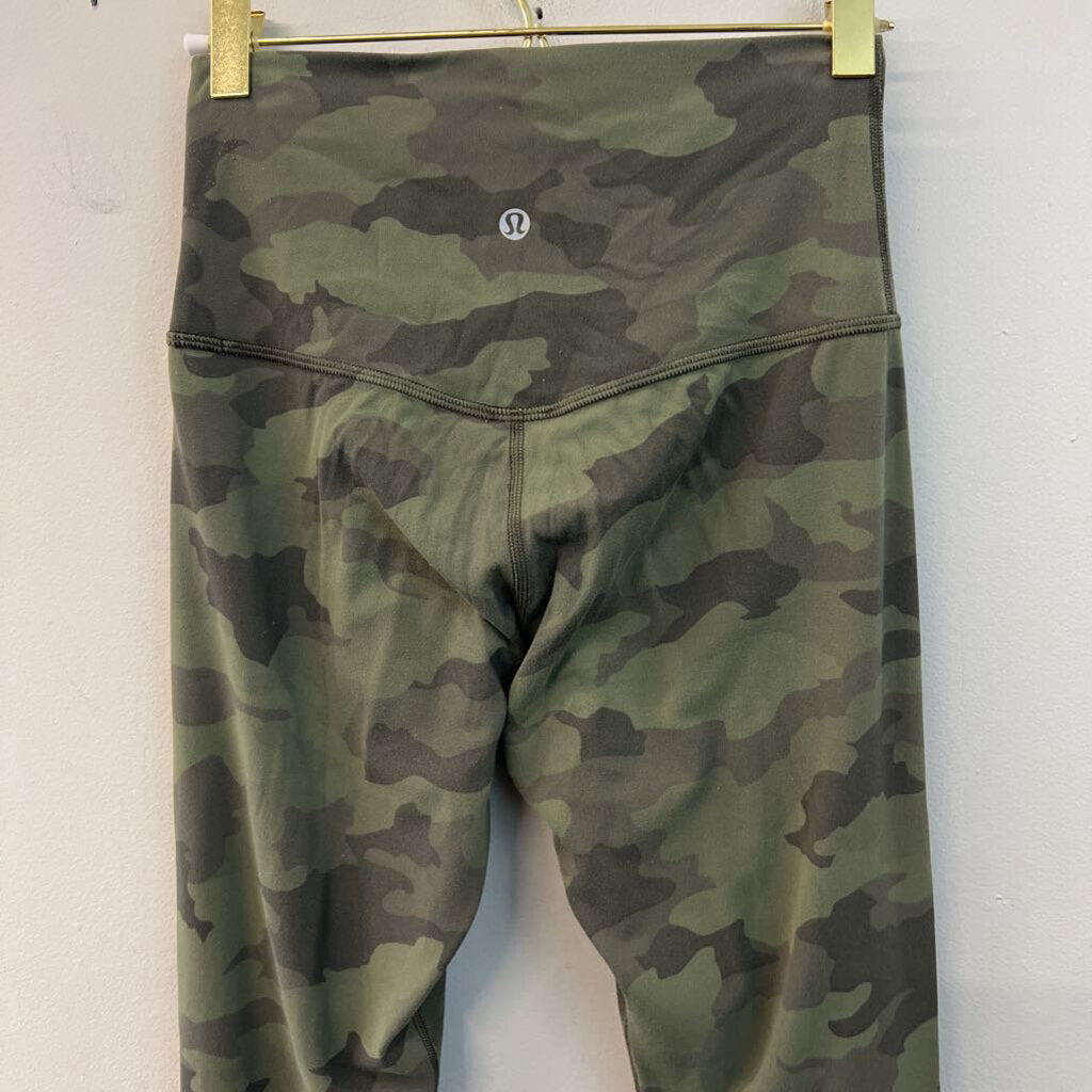 Lululemon Green Camo Print Leggings 4