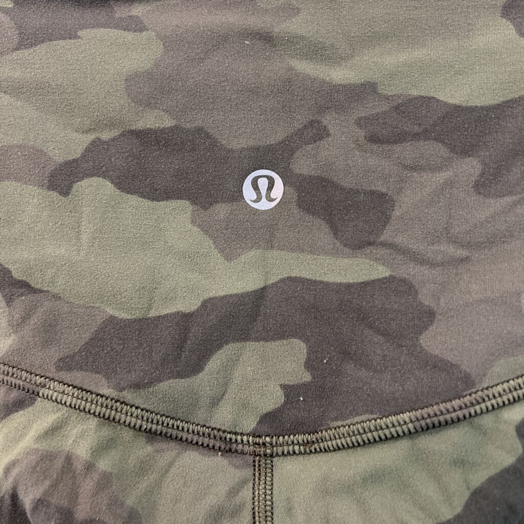 Lululemon Green Camo Print Leggings 4