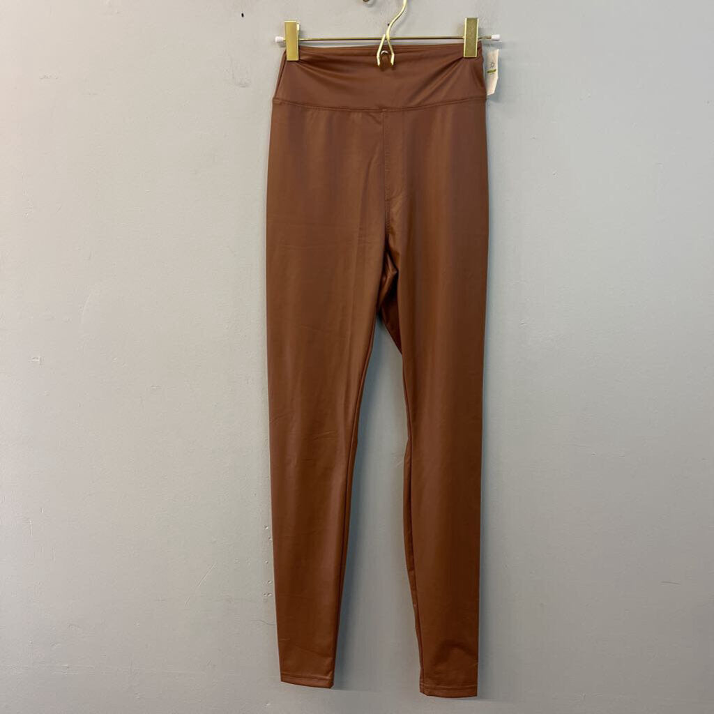 Offline by Aerie Brown Faux Leather Leggings Small