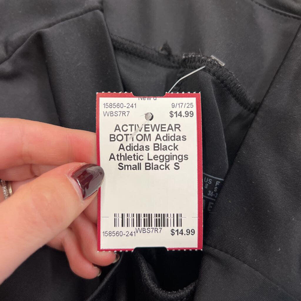 Adidas Black Athletic Leggings Small