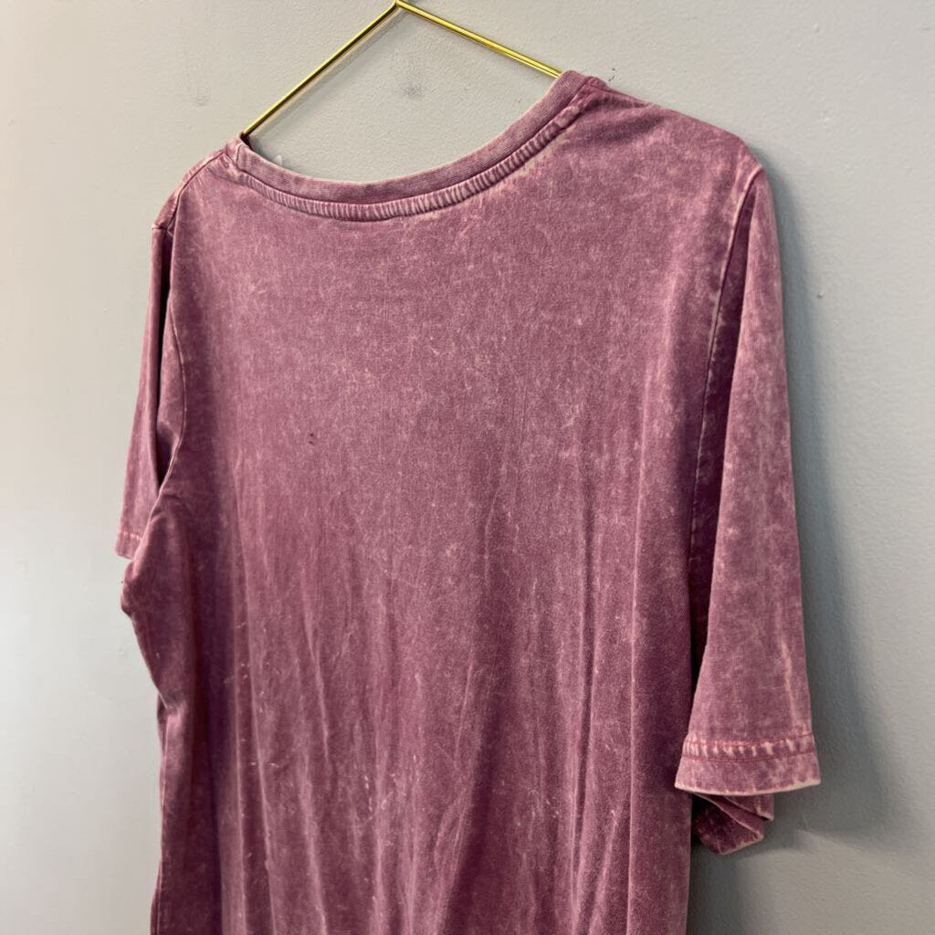 Like Love Pink Short Sleeve Top Extra Large