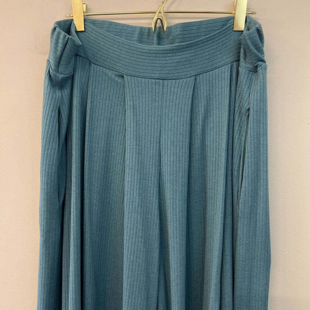 Jade by Jane Blue Wide Leg Pull On Pants 1X