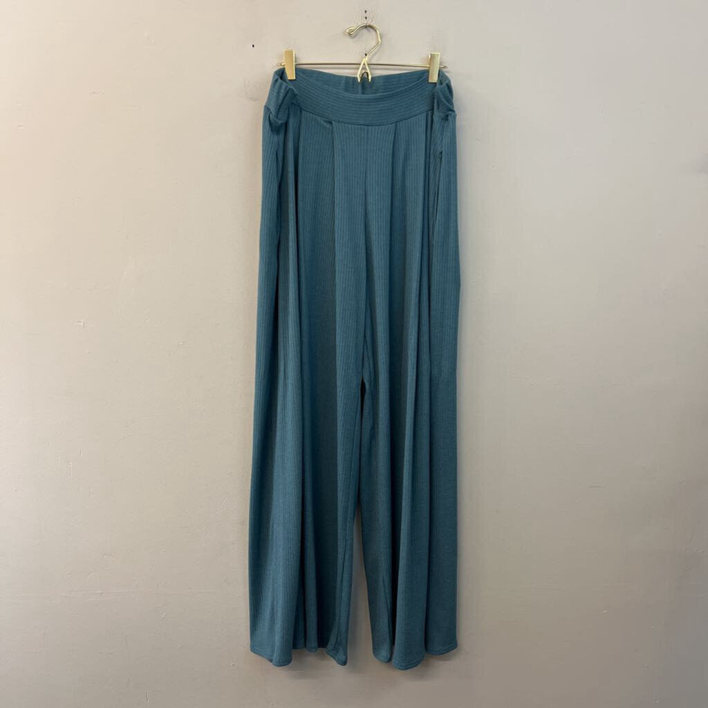 Jade by Jane Blue Wide Leg Pull On Pants 1X