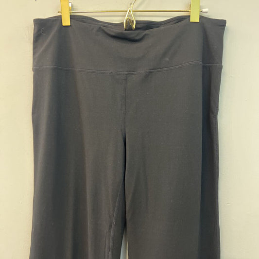 Soft Black Flare Leg Leggings 2X