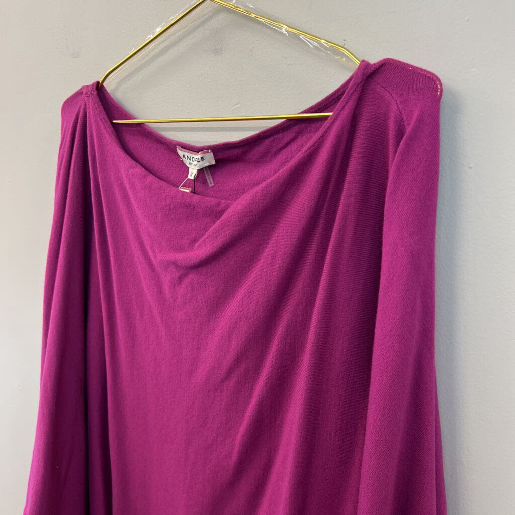 Andree Pink Long Sleeve Top 1X
